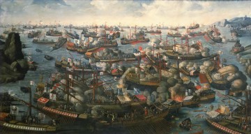 batalla de lepanto 1571 Pinturas al óleo